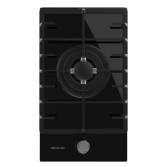 plaque de cuisson gaz noire