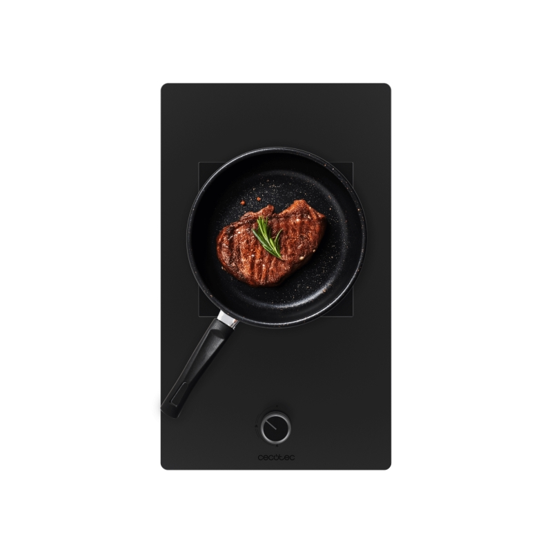 Plaque de cuisson gaz encastrable Cecotec 1 brûleur noir