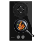 Cuisinière à gaz encastrable Cecotec 2 brûleurs noir Cuisinière à gaz encastrable Cecotec 2 brûleurs noir