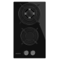 Cuisinière à gaz encastrable Cecotec 2 brûleurs noir Cuisinière à gaz encastrable Cecotec 2 brûleurs noir