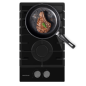 Cuisinière à gaz encastrable Cecotec 2 brûleurs noir Cuisinière à gaz encastrable Cecotec 2 brûleurs noir
