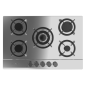 Cuisinière à gaz encastrable Cecotec 5 brûleurs acier