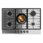 Cuisinière à gaz encastrable Cecotec 5 brûleurs acier