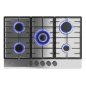 Cuisinière à gaz encastrable Cecotec 5 brûleurs acier