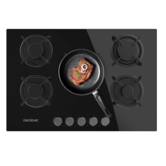 cuisinière gaz encastrable noire