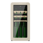 Cave à vin Cecotec Bolero 18 bouteilles beige réglable Cave à vin Cecotec Bolero 18 bouteilles beige réglable