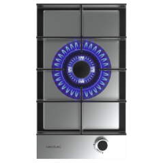 Cuisinière à gaz encastrable Cecotec 1 brûleur acier