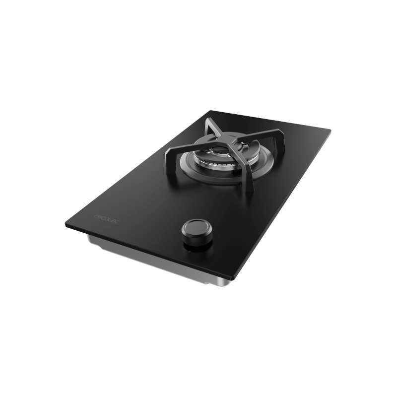 Plaque de cuisson gaz encastrable Cecotec 1 brûleur noir Plaque de cuisson gaz encastrable Cecotec 1 brûleur noir