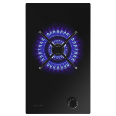 Plaque de cuisson gaz encastrable Cecotec 1 brûleur noir