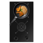 Plaque de cuisson gaz encastrable Cecotec 2 brûleurs noir