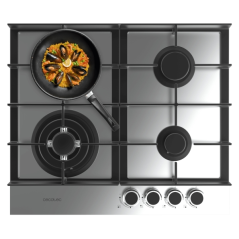 cuisinière gaz encastrable acier