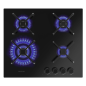 Cuisinière gaz encastrable Cecotec 4 brûleurs noir Cuisinière gaz encastrable Cecotec 4 brûleurs noir