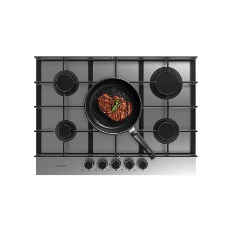 Cuisinière à gaz encastrable Cecotec Bolero Squad G 5400F inox Cuisinière à gaz encastrable Cecotec Bolero Squad G 5400F inox