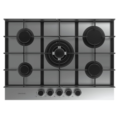Cuisinière gaz encastrable inox Cecotec