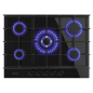 Cuisinière gaz encastrable Cecotec 5 brûleurs noire Cuisinière gaz encastrable Cecotec 5 brûleurs noire