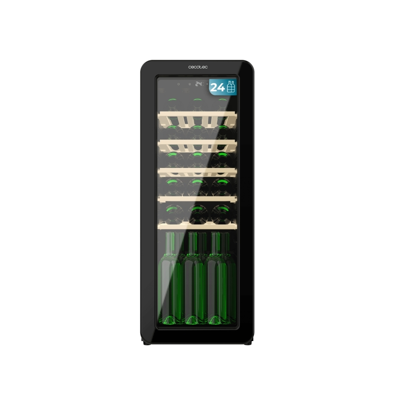 Cave à vin Cecotec Bolero 24 bouteilles noire température réglable Cave à vin Cecotec Bolero 24 bouteilles noire température réglable