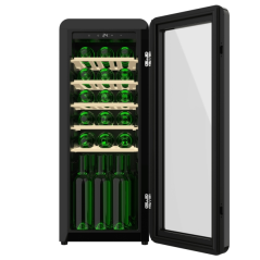 Cave à vin Cecotec Bolero 24 bouteilles noire température réglable