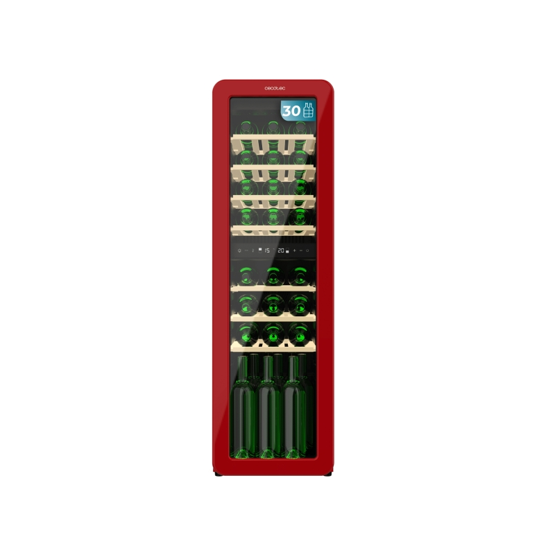 Cave à vin Cecotec Bolero GrandSommelier 30 bouteilles rouge Cave à vin Cecotec Bolero GrandSommelier 30 bouteilles rouge