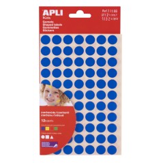 ✅ LOT de 10 Sac Apli Gomets Adhésif Permanent - 1032 Gomets - Couleurs, formes et tailles assorties - Normes EN en stock