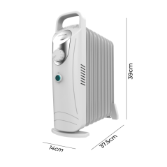 Radiateur bain d'huile blanc