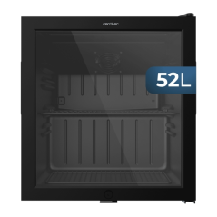 mini réfrigérateur noir LED