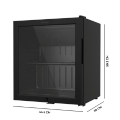 Mini réfrigérateur noir Cecotec LED