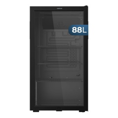 mini frigo noir 88L LED