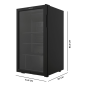 Mini-réfrigérateur bar Cecotec 88L noir avec LED Mini-réfrigérateur bar Cecotec 88L noir avec LED