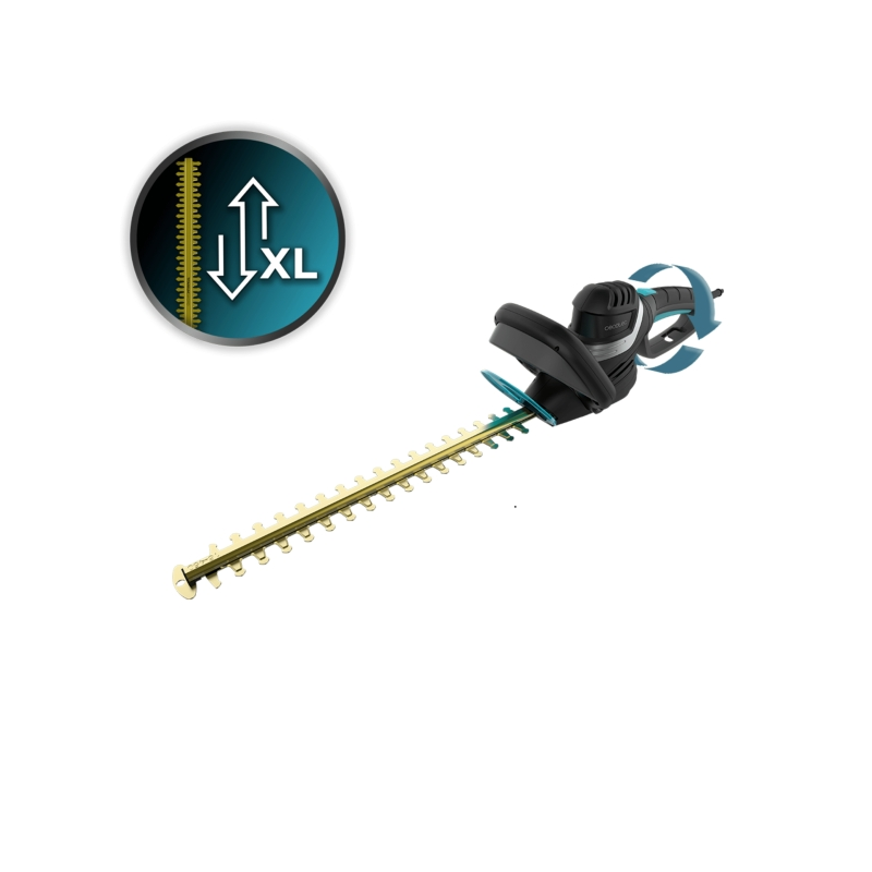Taille-haie Cecotec TitaniumSword 610 XL 61 cm noir