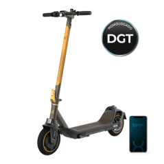 Trottinette électrique noir jaune