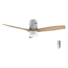 Ventilateur de plafond blanc LED