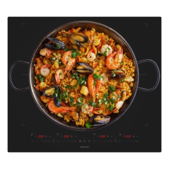 Plaque induction encastrable noire