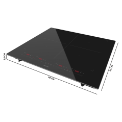 plaque induction noire encastrable