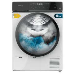 Sèche linge pompe chaleur noir blanc