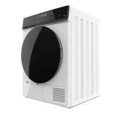 Sèche linge noir et blanc