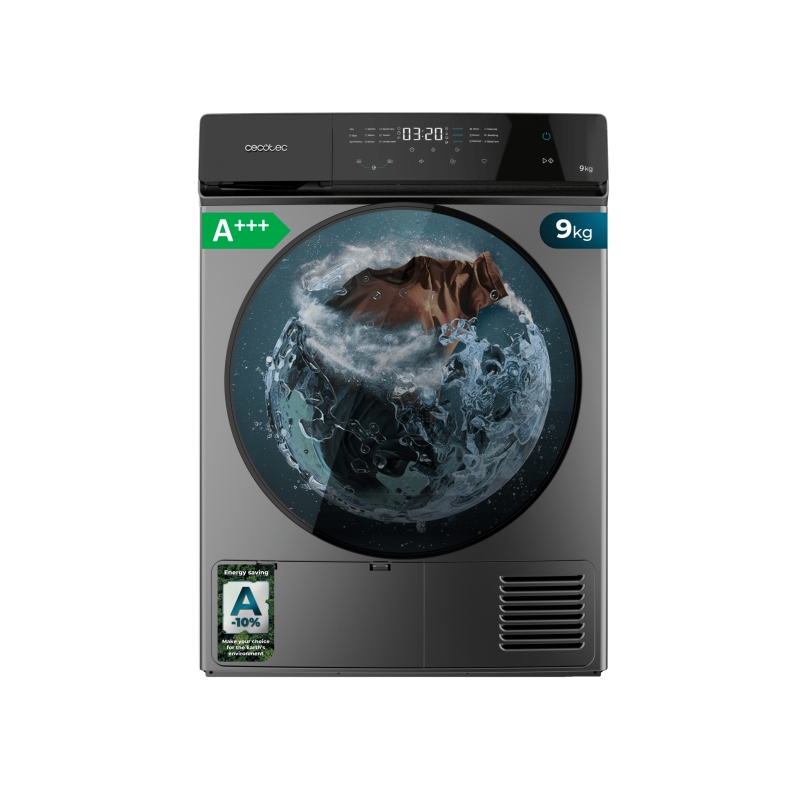 Sèche-linge Cecotec Bolero DressCode Dry 9400 9 kg Noir/Gris Sèche-linge Cecotec Bolero DressCode Dry 9400 9 kg Noir/Gris