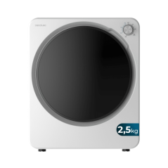 Sèche linge noir et blanc