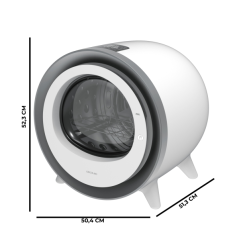 Sèche-linge Cecotec Bolero DressCode Dry 3500V 3 kg Noir/Blanc