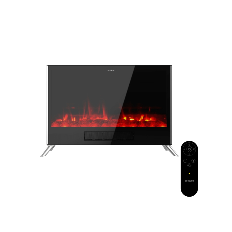 Cheminée électrique Cecotec ReadyWarm 7500 3 en 1 noire Cheminée électrique Cecotec ReadyWarm 7500 3 en 1 noire