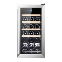Cave à vin Cecotec 15 bouteilles inox acier silencieuse