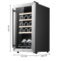 Cave à vin Cecotec 15 bouteilles inox acier silencieuse Cave à vin Cecotec 15 bouteilles inox acier silencieuse