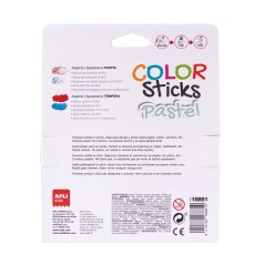 Apli Lot de 6 gouaches solides