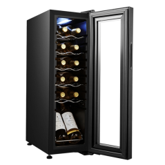 Cave à vin Cecotec 12 bouteilles noire LED
