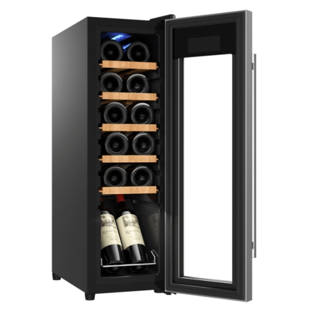 Cave à vin Cecotec 12 bouteilles acier LED