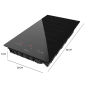 Plaque induction encastrable Cecotec Bolero Squad I 2100 Flex noir