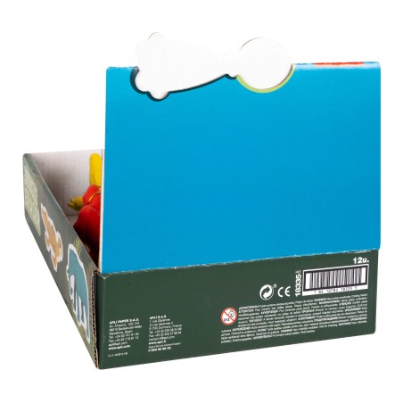 Gommes Jungle Animal Apli lot de 12 couleurs assorties