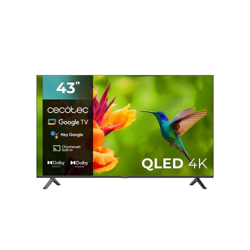 Téléviseur QLED 4K UHD 43" Cecotec V4 Noir Téléviseur QLED 4K UHD 43" Cecotec V4 Noir