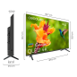 Téléviseur QLED 4K UHD 43" Cecotec V4 Noir Téléviseur QLED 4K UHD 43" Cecotec V4 Noir