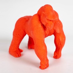 gomme gorille orange plastique