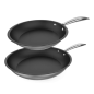 Lot de 2 poêles Cecotec Polka Classy Steel 20 et 24 cm noir